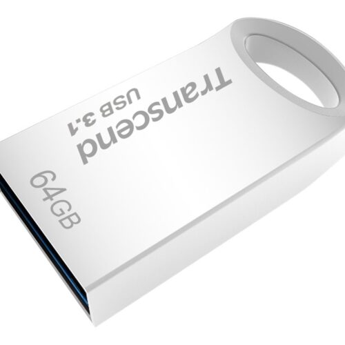 TRANSCEND 64Go Clé USB USB 3.1- Boîtier métallique