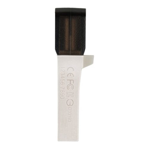TRANSCEND 64Go Clé USB3.1 Gen 1- On The Go – Type A et C – Argentée