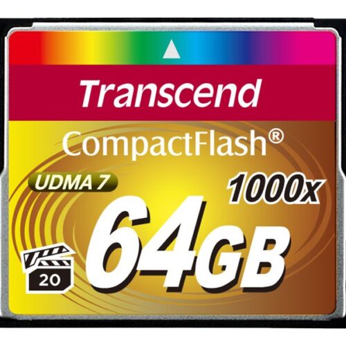 TRANSCEND 64Go Ultimate Carte mémoire flash Pour les professionnelles/ Caméras à objectif interchangeable