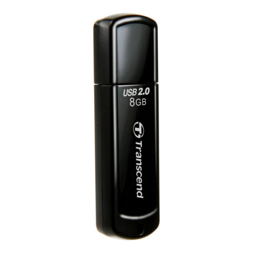 TRANSCEND 8Go Clé USB 2.0 – Noir