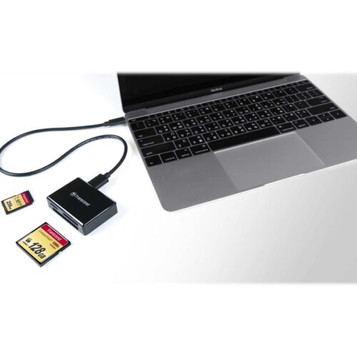 TRANSCEND All-in-1 Multi Memory Card Reader USB 3.1 Gen 1 Type C