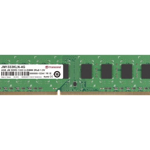 TRANSCEND DDR3 1333Mhz 4Go JetRam KLN PC3-10600 – CL9 – 1.5 V DIMM 240-Pins