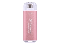 TRANSCEND ESD300P 1To External SSD USB 10Gbps Type C Pink