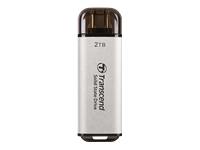 TRANSCEND ESD300S 1To External SSD USB 10Gbps Type C Silver
