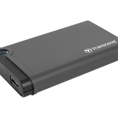 TRANSCEND Kit Boîtier vide pour 2.5p SSD/Disque Dur USB 3.1 Gen 1