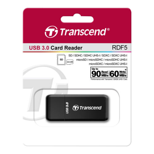 TRANSCEND Lecteur de carte SD microSD SDHC microSDHC SDXC microSDXC SDHC UHSI SDXC UHSI USB 3.0