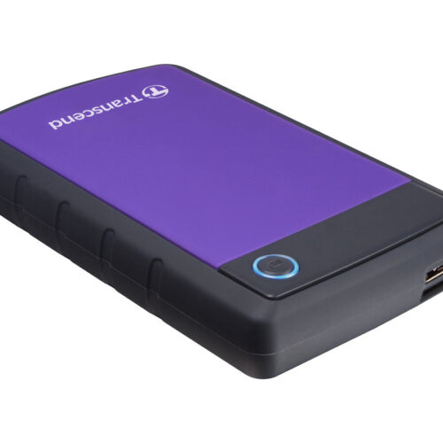 TRANSCEND StoreJet 25H3P – 2.5p Disque dur externe 1To Anti-choc Violet
