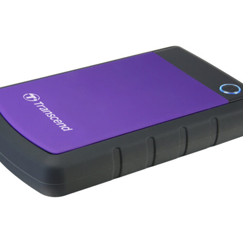 TRANSCEND StoreJet 25H3P – 2.5p Disque dur externe 1To Anti-choc Violet