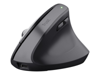 TRUST BAYO+ Ergonomic Wireless Mouse Black ECO