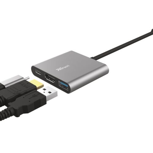 TRUST DALYX 3in1 USB-C Adapter
