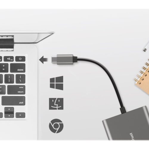 TRUST DALYX 3in1 USB-C Adapter