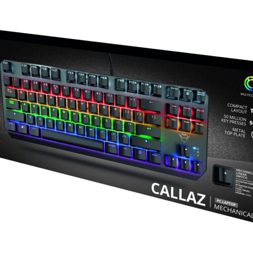 TRUST Gaming Callaz TKL Mechanical Keyboard Black AZERTY (FR)