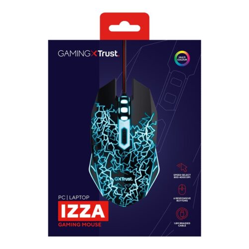 TRUST GXT 105X Izza Illuminated Gaming Mouse