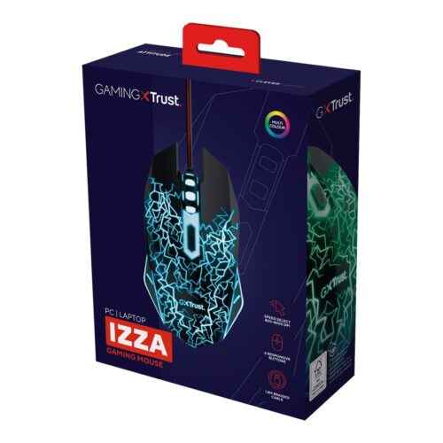 TRUST GXT 105X Izza Illuminated Gaming Mouse