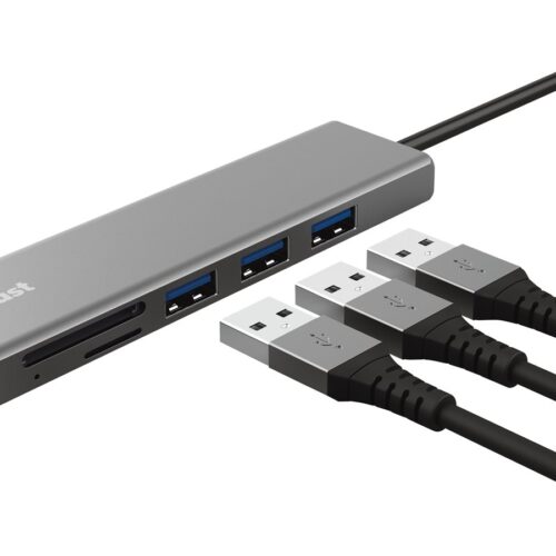 TRUST HALYX Fast USB-C Hubs Card Reader