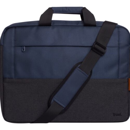 TRUST LISBOA 16p Laptop Bag Dark Grey and Dark Blue ECO