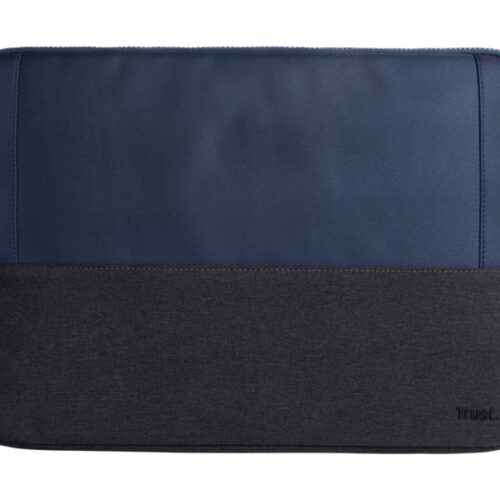 TRUST LISBOA 16p Laptop Sleeve Dark Grey and Dark Blue ECO