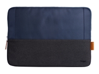 TRUST LISBOA 16p Laptop Sleeve Dark Grey and Dark Blue ECO