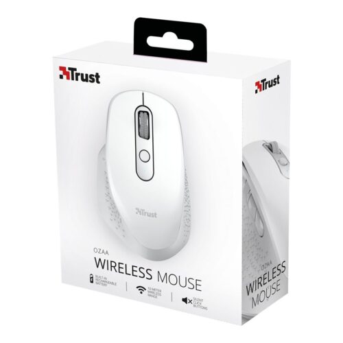 TRUST OZAA Wireless Mouse White