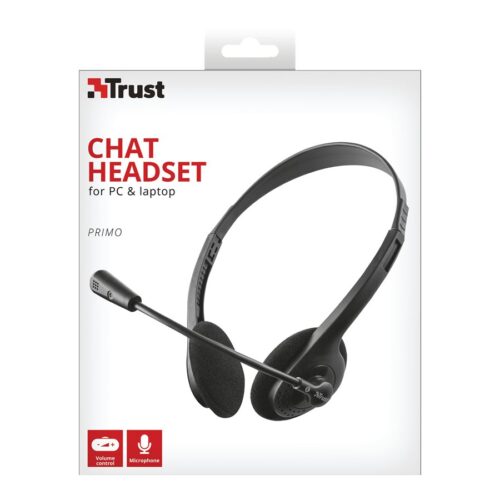 TRUST PRIMO Chat Headset for PC and laptop