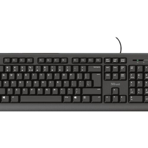 TRUST Primo Keyboard Black AZERTY (FR)