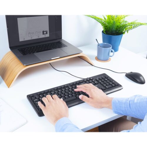 TRUST Primo Wired Keyboard and Mouse Set Black AZERTY (FR)