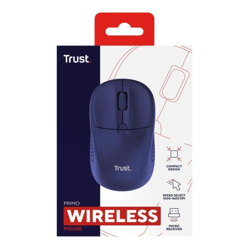 TRUST PRIMO Wireless Mouse Matt Blue