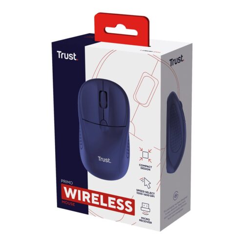 TRUST PRIMO Wireless Mouse Matt Blue