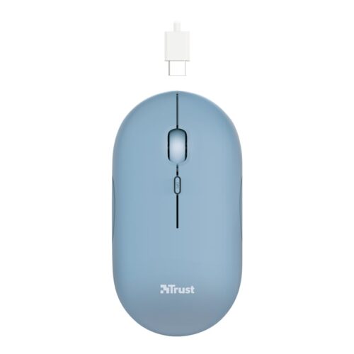 TRUST PUCK WRL Rechargable Mouse Blue