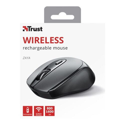 TRUST Zaya Rechargeable Wireless Mouse black