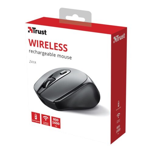 TRUST Zaya Rechargeable Wireless Mouse black