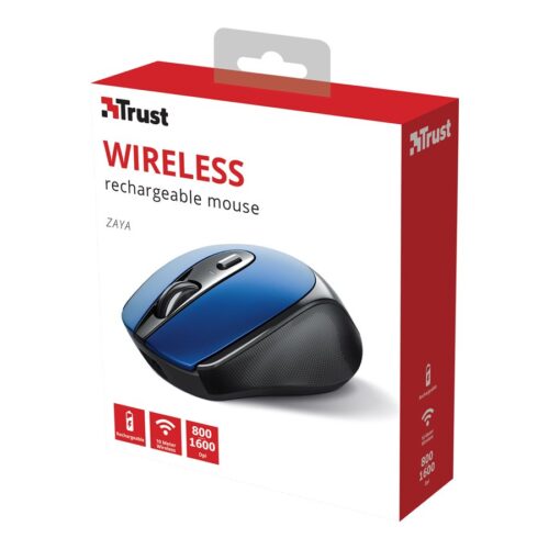 TRUST ZAYA Rechargeable Wireless Mouse Blue