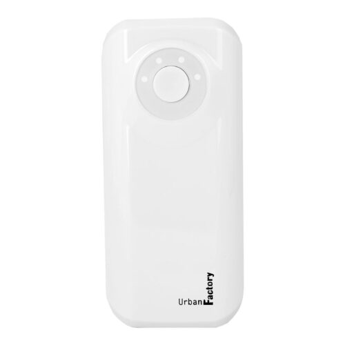 URBAN FACTORY Batterie externe Emergency Battery – 4400 mAh  – Blanc  –  Blister 1 câble