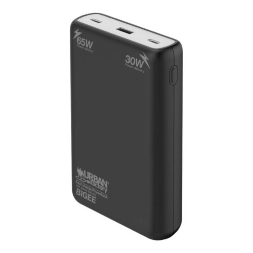 URBAN FACTORY Bigee Power USB-C Battery 20000mAh 65W for Notebook
