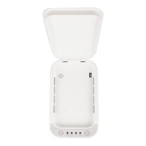 URBAN FACTORY Boitier UV en ABS Blanc Connexion filaire Micro-USB Taille intérieure: 180x100x22mm