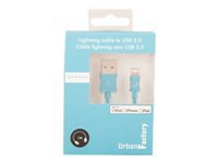 URBAN FACTORY CABLE LIGHTNING MFI 1M BLEU BOITE