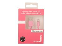 URBAN FACTORY CABLE LIGHTNING MFI 1M ROSE BOITE