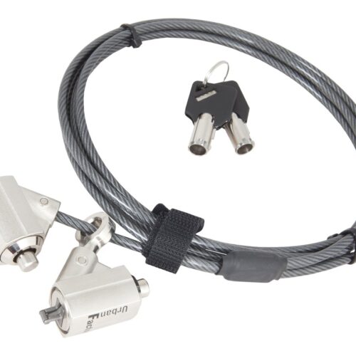URBAN FACTORY Cable Security Anti Vol – 2 Verrous
