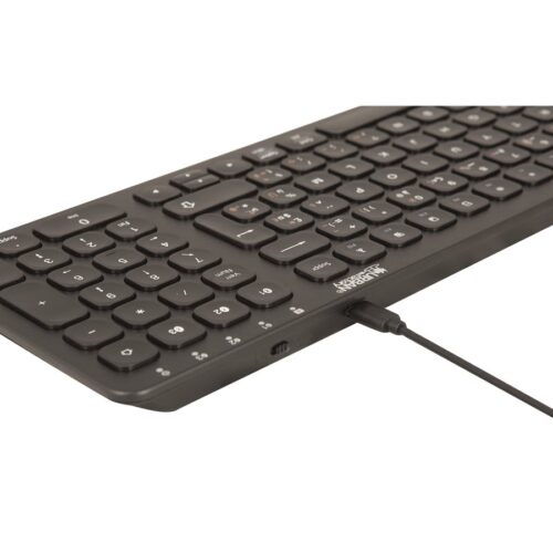 URBAN FACTORY Clavier Bluetooth & 2.4GHZ avec batterie rechargeable (micro usb) AZERTY