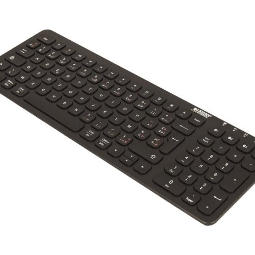 URBAN FACTORY Clavier Bluetooth & 2.4GHZ avec batterie rechargeable (micro usb) AZERTY