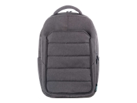 URBAN FACTORY Eco-designed laptop backpack made from recycled PET. Its structure is reinforced with high density foam