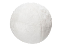 URBAN FACTORY ERGO Ergonomic Sitting Ball 60cm Ivory Fur