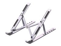 URBAN FACTORY ERGO stand alluminium multi positions et pliable pour notebook