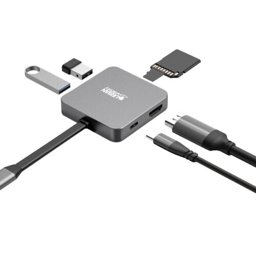 URBAN FACTORY HUBEE LIGHT USB-C MINI STATION WITH 100W POWER DELIVERY