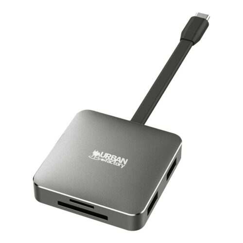 URBAN FACTORY HUBEE LIGHT USB-C MINI STATION WITH 100W POWER DELIVERY