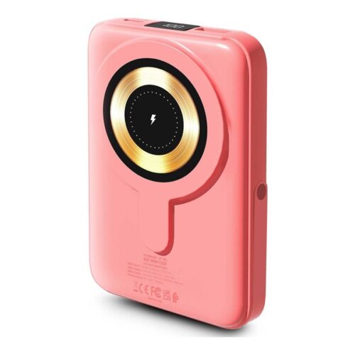 URBAN FACTORY MAGNEE POWER Wireless Magnetic Universal Powerbank 10.000mAh – Sugar Coral