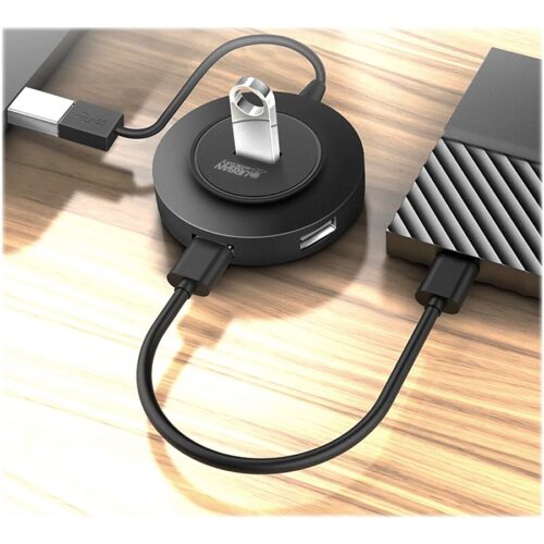 URBAN FACTORY MINEE 4-Port USB 2.0 Hub Black
