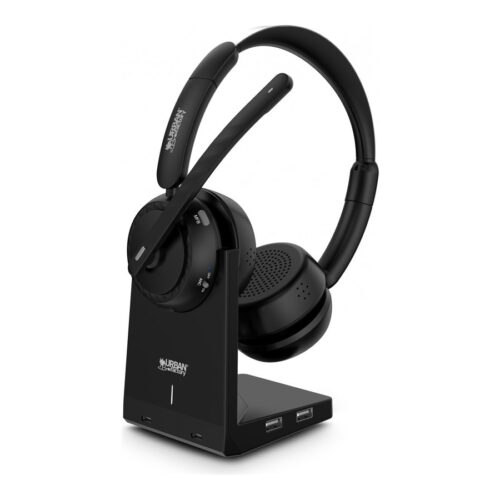 URBAN FACTORY MOVEE Max Bluetooth 5.2 Heasdet With Anc / Enc And Charging Stand