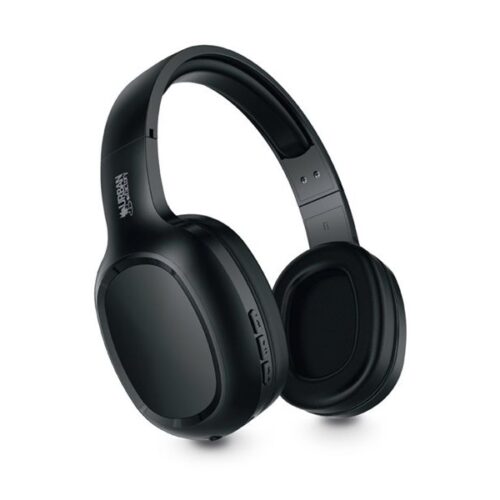 URBAN FACTORY Movee On-Ear Headphones Bluetooth 5.1 Rechargeable – Black/Black