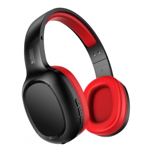 URBAN FACTORY Movee On-Ear Headphones Bluetooth 5.1 Rechargeable – Black/Red